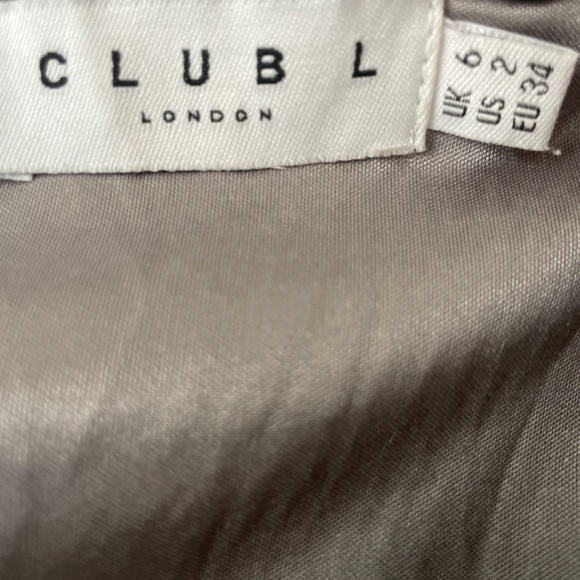 C L U B L London silver sequin bodycon dress - Picture 3 of 3